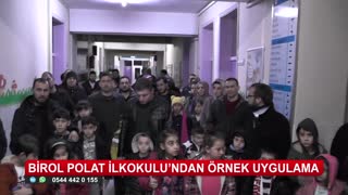 Birol Polat İlkokulunda örnek uygulama