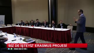 “Biz de işteyiz“ erasmus projesi