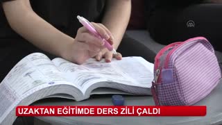 Uzaktan eğitim başladı