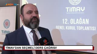 TİMAV’dan seçmeli ders çağrısı!