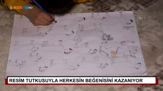 Resim tutkusuyla herkesin beğenisini kazanıyor