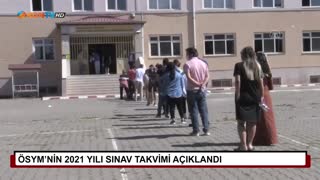 ÖSYM’nin 2021 yılı sınav takvimi açıklandı