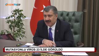 Mutasyonlu virüs 23 ilde görüldü