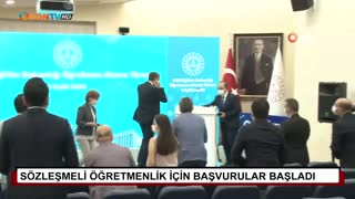 Sözleşmeli öğretmenlik için başvurular başladı