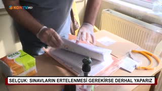 Selçuk: Sınavların ertelenmesi gerekirse derhal yaparız
