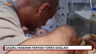 Gazzeli babanın feryadı yürek dağladı