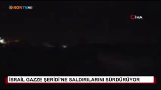 İsrail’in Gazze Şeridi’ne saldırılarını sürdürüyor