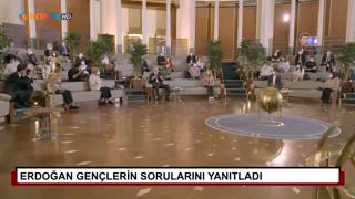 Erdoğan gençlerin sorularını yanıtladı