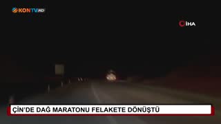 Çin’de dağ maratonu felakete dönüştü