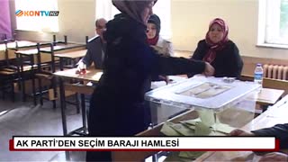 AK Parti’den seçim barajı hamlesi