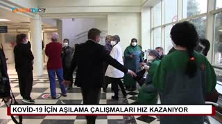 Kovid-19 için aşılama çalışmaları hız kazanıyor