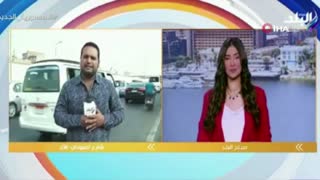 Trafik durumunu anlatan muhabire motosiklet çarptı
