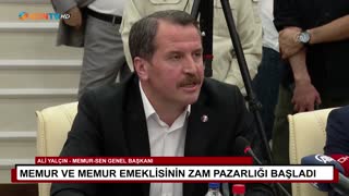 Memur ve memur emeklisinin zam pazarlığı başladı