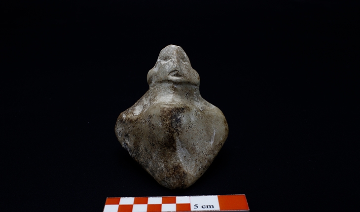 Çatalhöyük’te bulunan heykelcik 8 bin 500 yıllık!