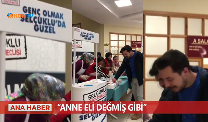 ’’Anne eli değmiş gibi’’