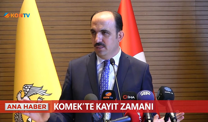 KOMEK’te kayıt zamanı