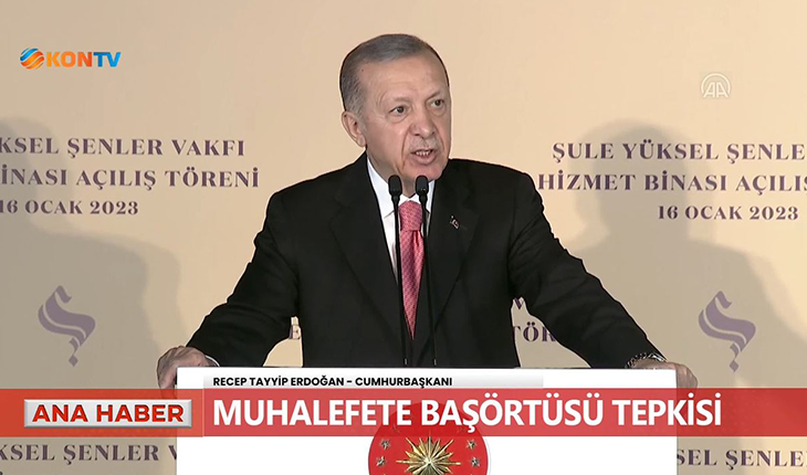 Muhalefete başörtüsü tepkisi