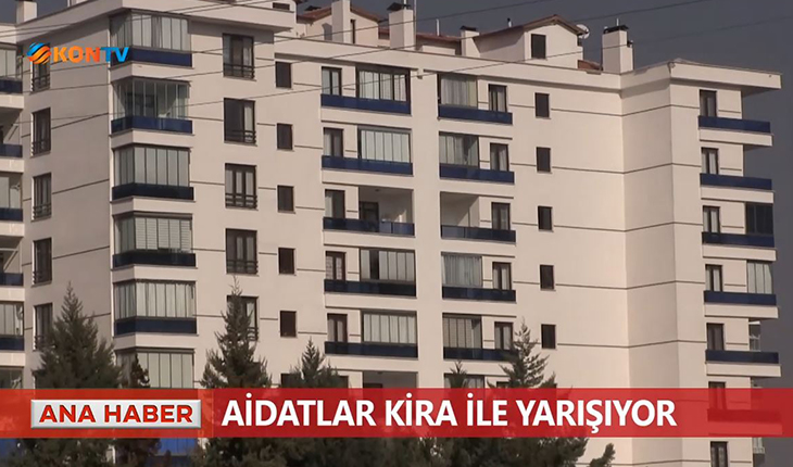Aidatlar kira ile yarışıyor