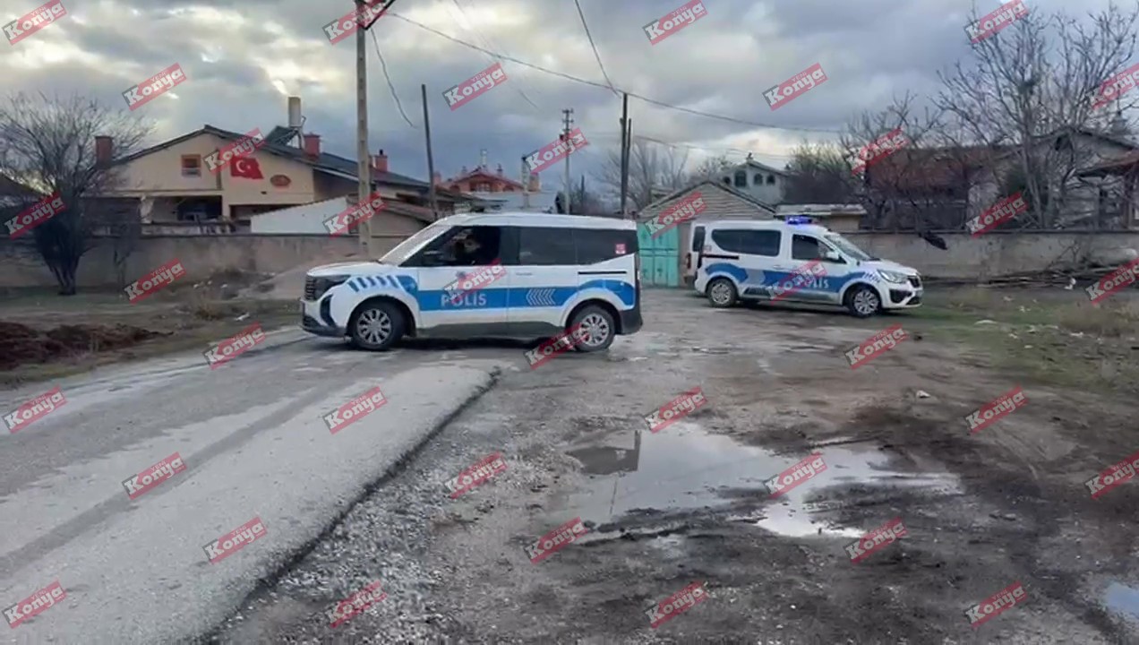 Konya’da polis şüpheli kovalamacası! Ortalığı birbirine kattı