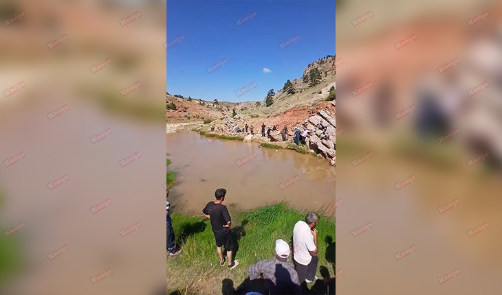 Konya’da serinlemek için dereye giren 17 yaşındaki çocuk boğuldu! 